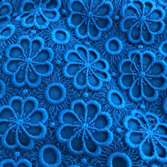 ASOS Blue Flower Lace Dress - Picture 4 of 8